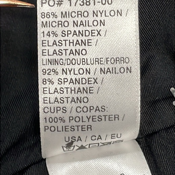 NWOT Athena Off The Shoulder Cold Shoulder One Piece Swimsuit Gold Studs 14 - Picture 11 of 16